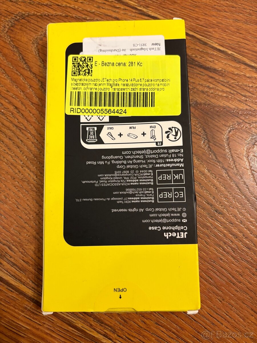 Magnetické průhledné pouzdro pro iPhone 14 Plus - 8