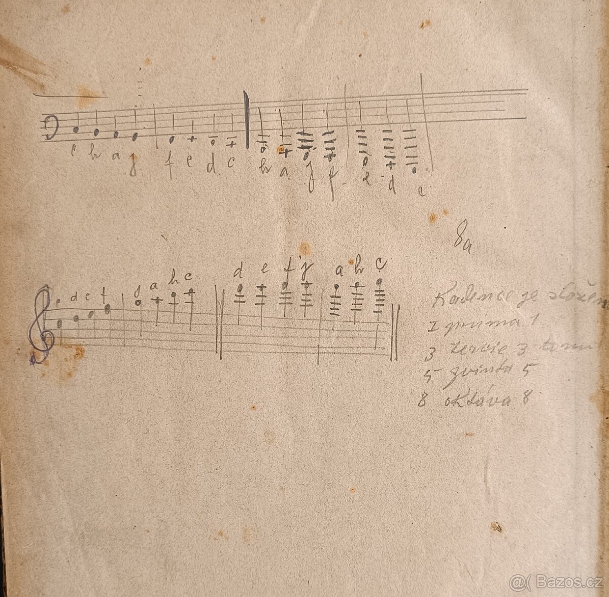 Německá učebnice klavírní školy - staré noty - 8