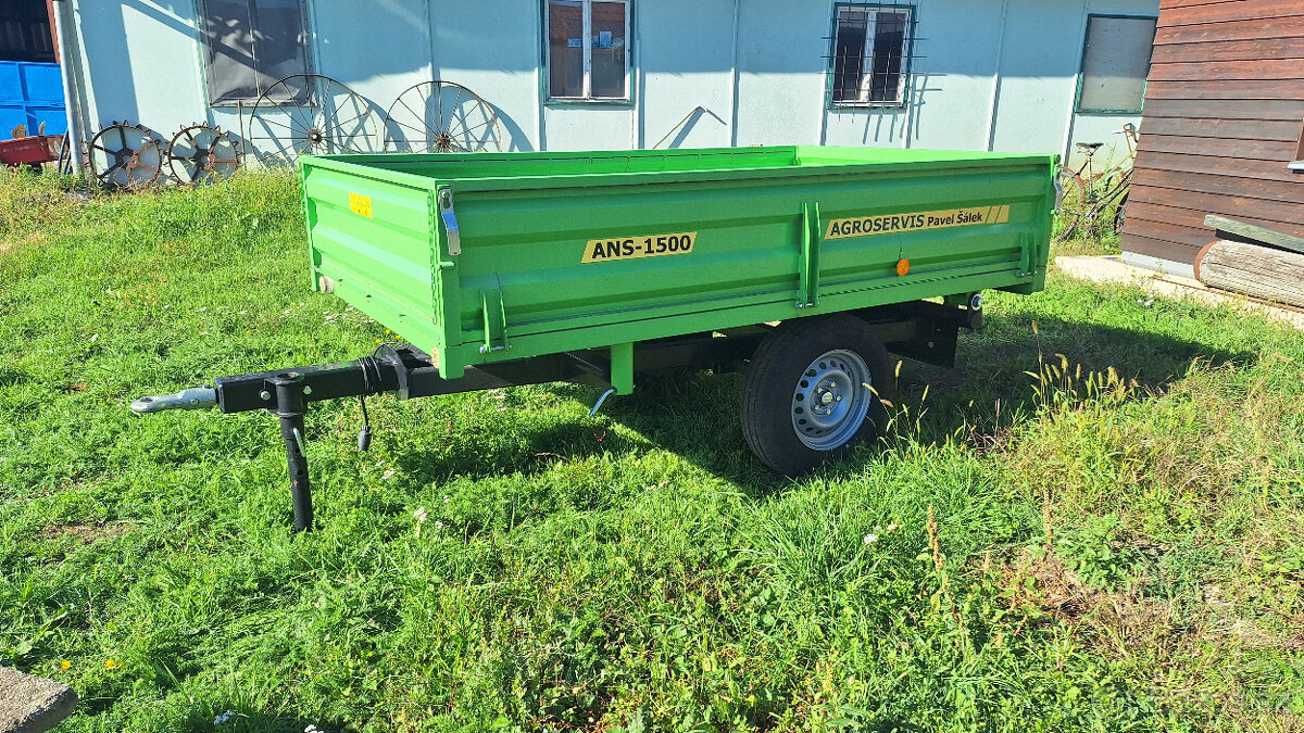 vlek za malotraktor top stav - zánovní - 8