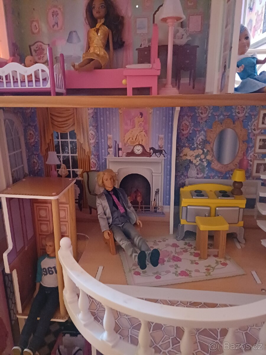 Velký domeček pro panenky Barbie - 8