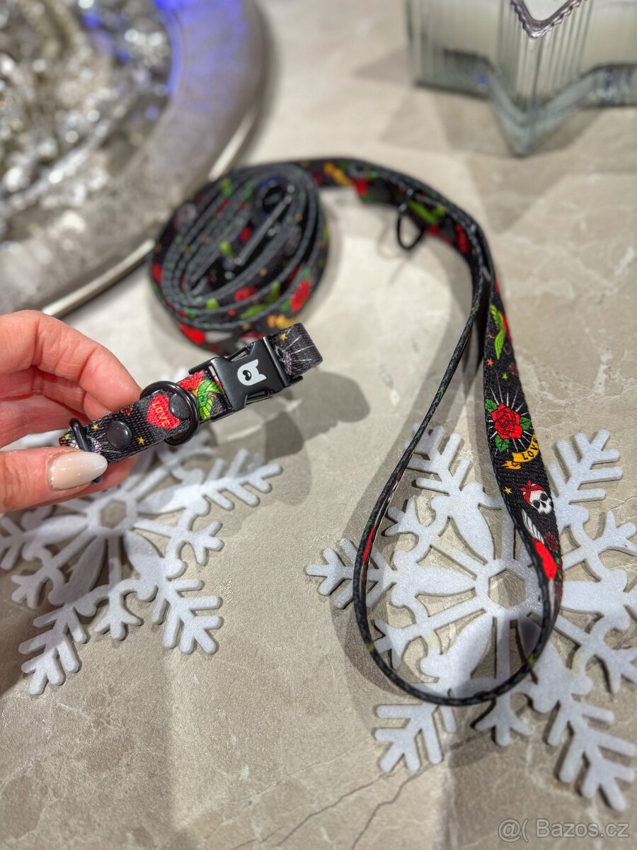 Luxusní obojek + vodítko OBODOG - 8