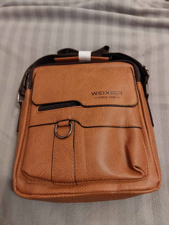 Nová pánská kožená taška - 8