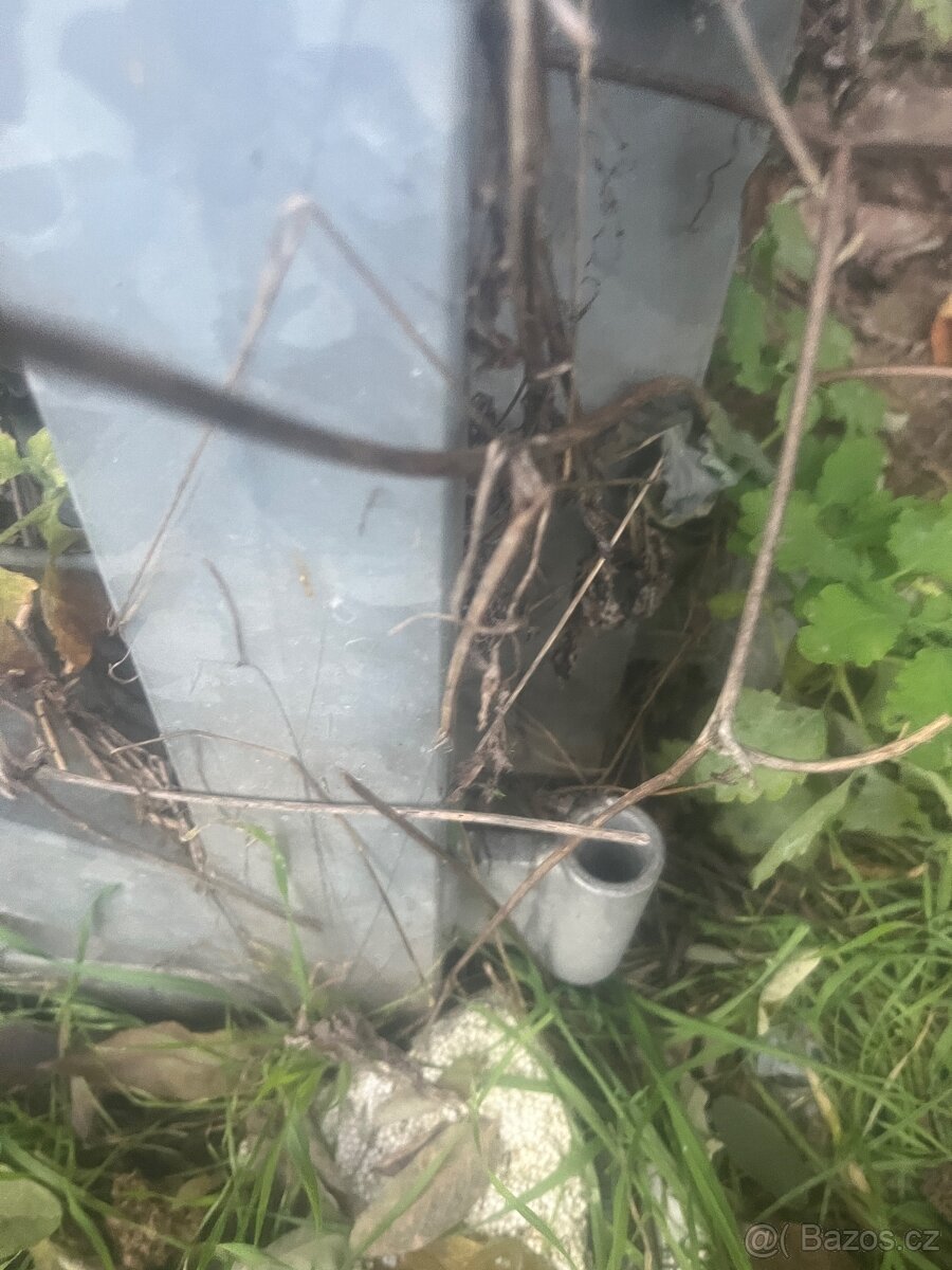 Dvoukřídlá Brána pozink 6,7 m - 8