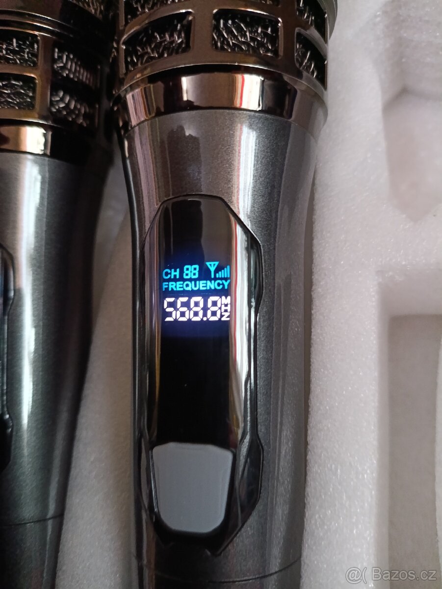 4x bezdrát dobijecí mikrofony + přijimač - 8