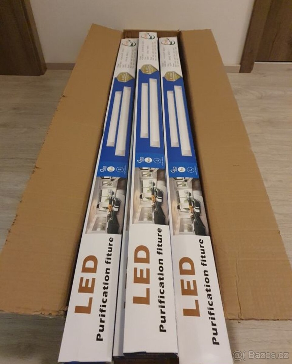 Úsporné LED osvětlení 120cm Studená Bílá 6500k - 8