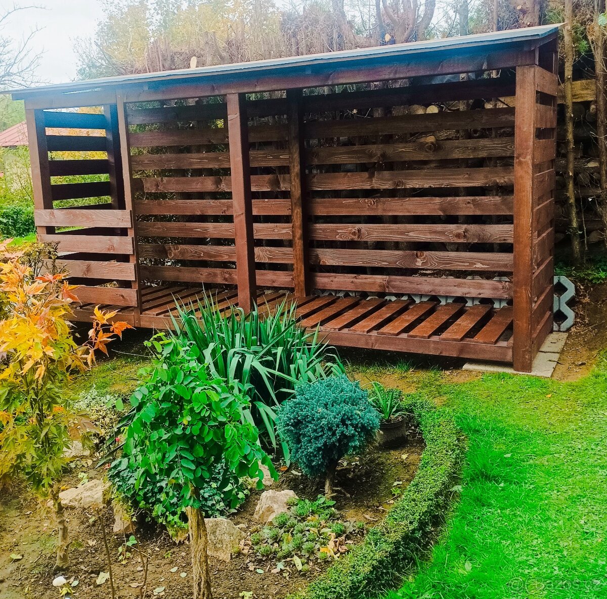 Dřevník - přístřešek na dřevo - 8