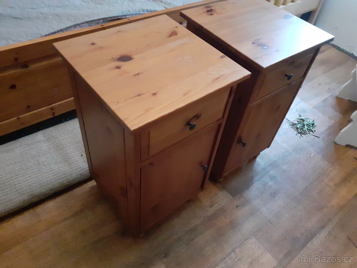 Ikea noční stolek Leksvik - 8