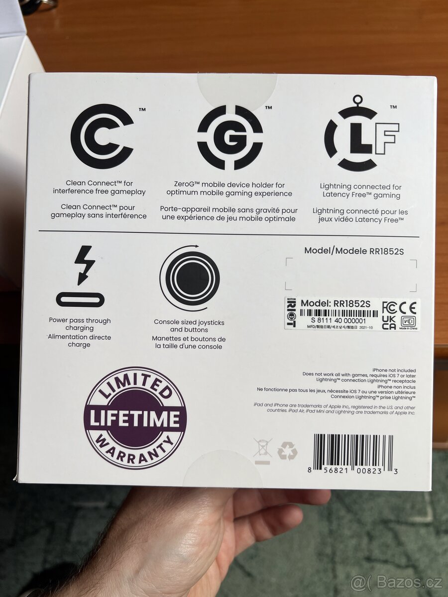 Rotor Riot ovládač na iPhone limitovana edice SHELL - 8