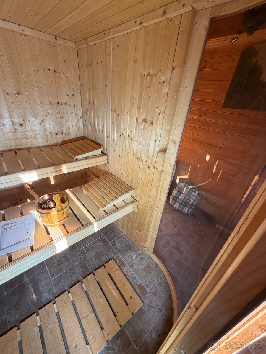 Finská sauna Karibu 198x198cm - 8