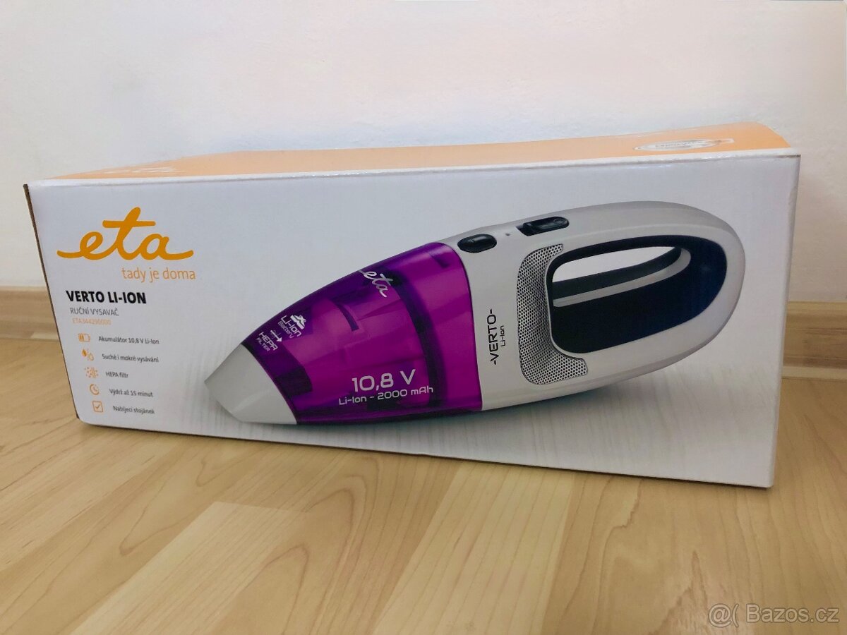 Vysavač ETA Verto 10,8 V Li-ion - 8