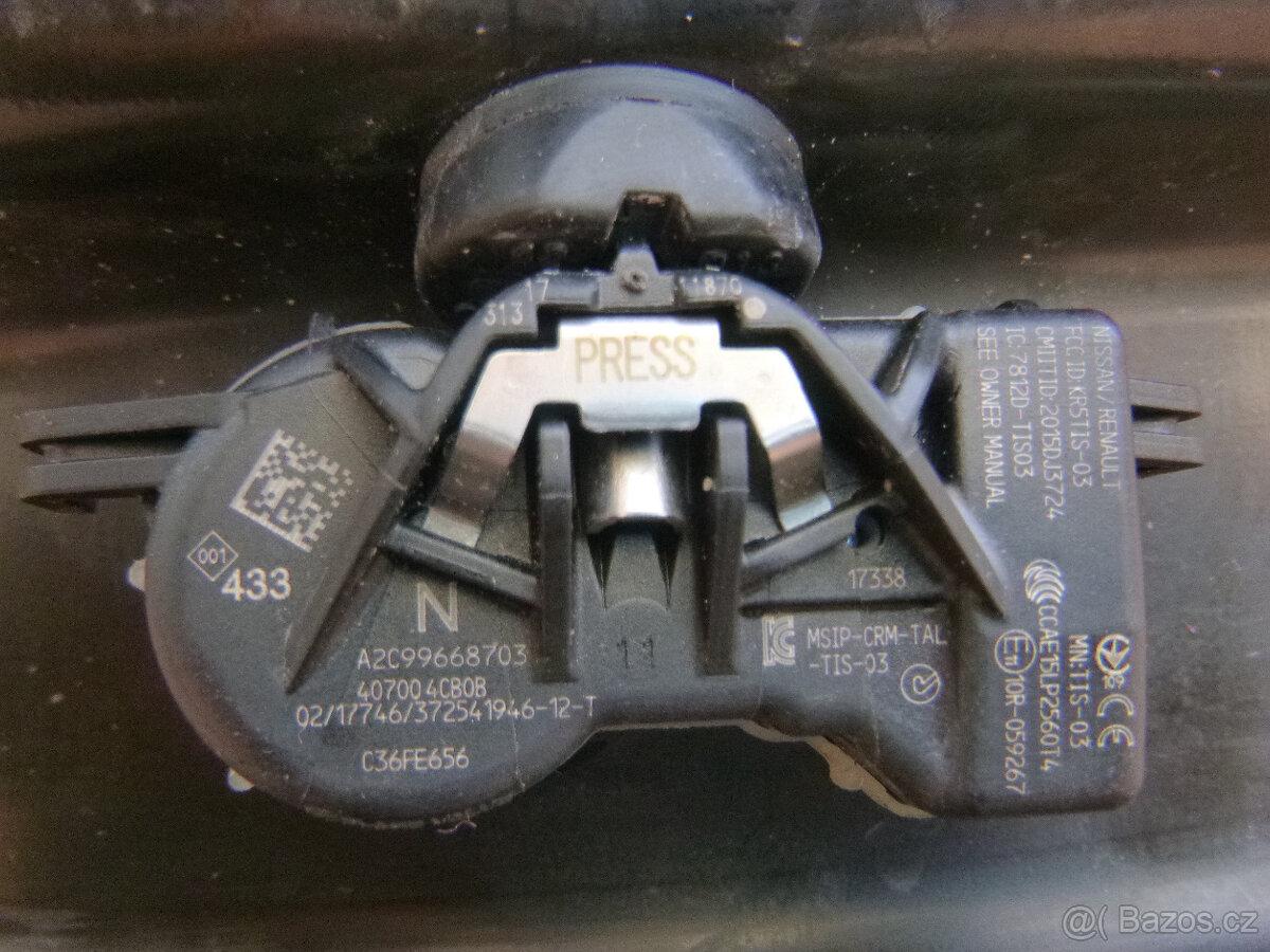 Plechové disky - originál Renault 5x114,3 6,5Jx16 ET41 TPMS - 8