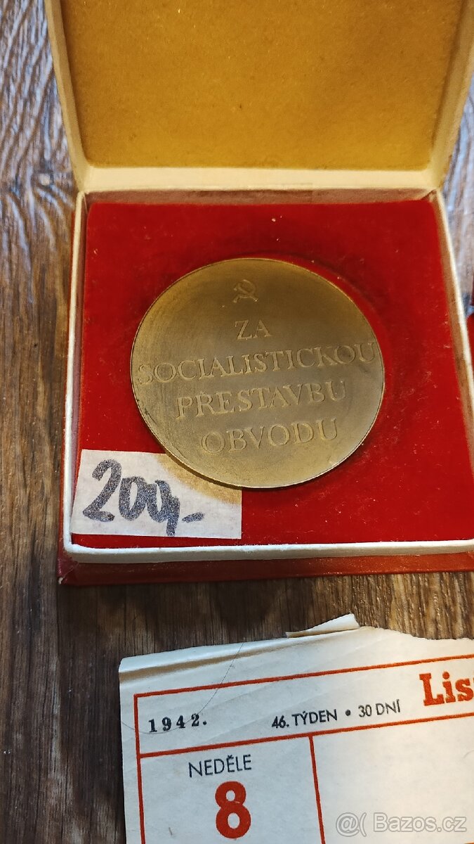 Plaketa, bankovky atd. - 8