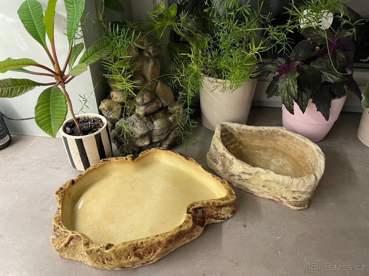 Vodopád, Ukryt, Miska - Terarijní potřeby - 8