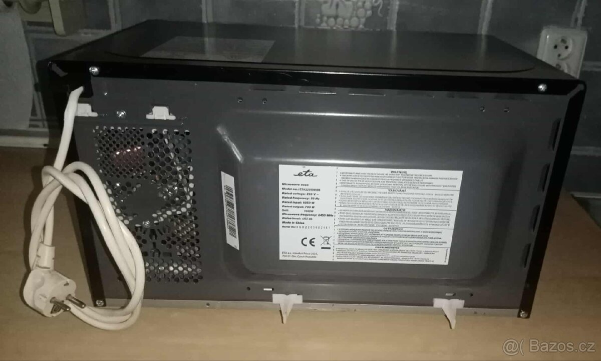 Mikrovlnná trouba ETA 2209 90000, černá/nerez - 8