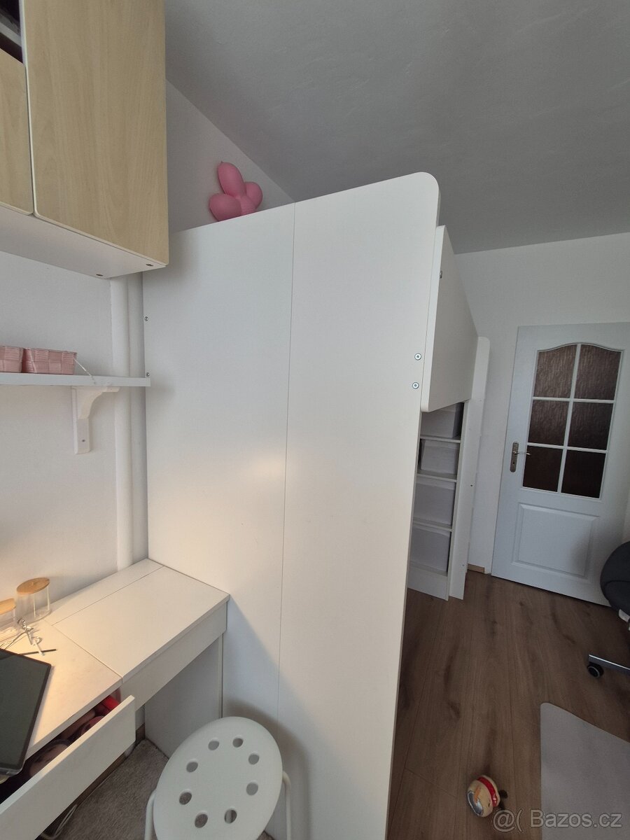 Dětská palanda s psacím stolem IKEA Samstad. - 8