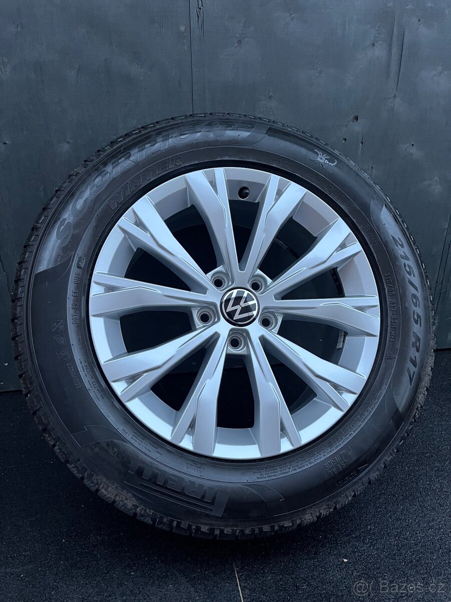 Originál alu 5x112 VW Tiguan 215/65/17 “Montana” - 8