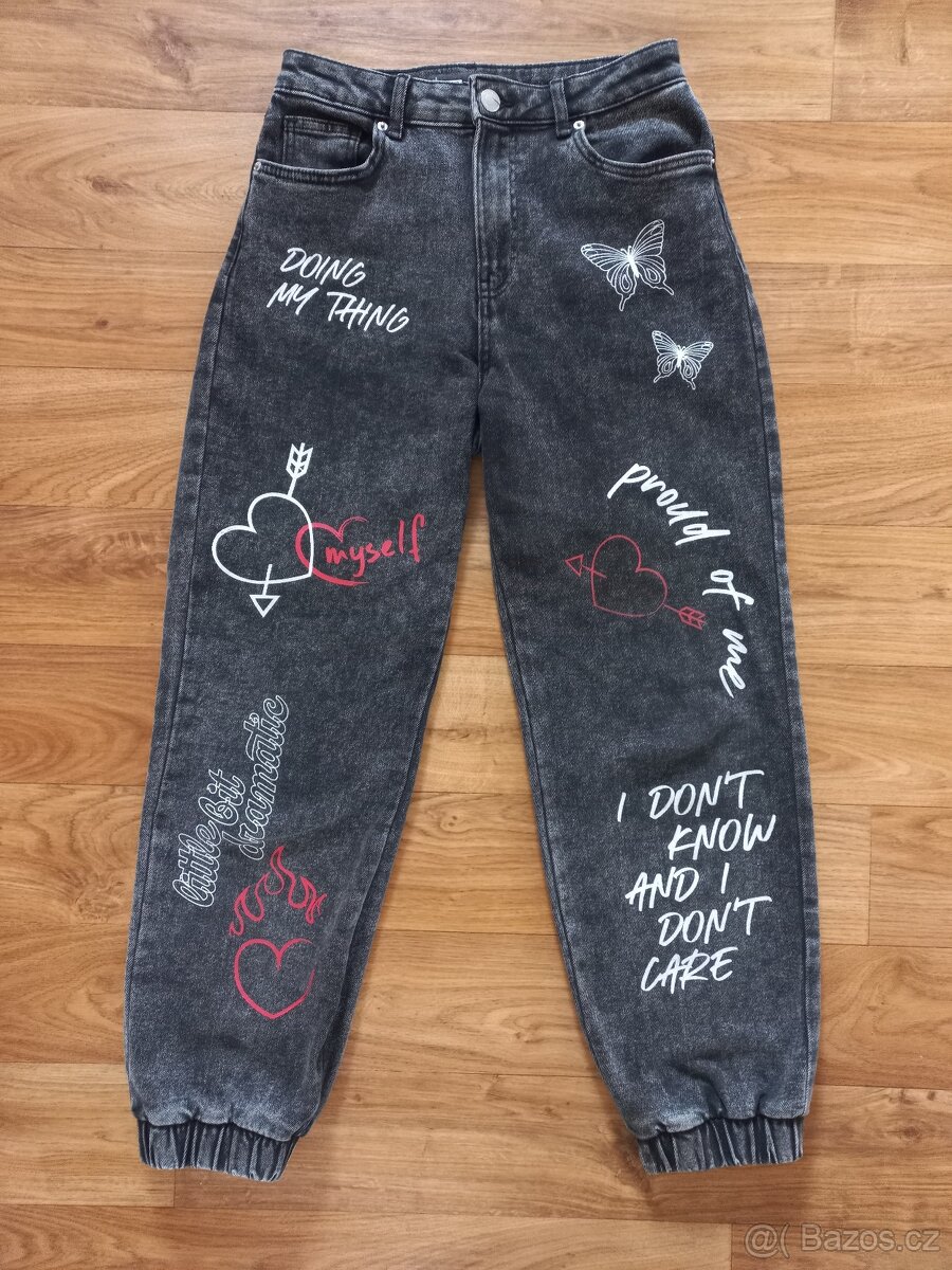 Dámské rifle a maskáčové kalhoty vel. S a M - 8