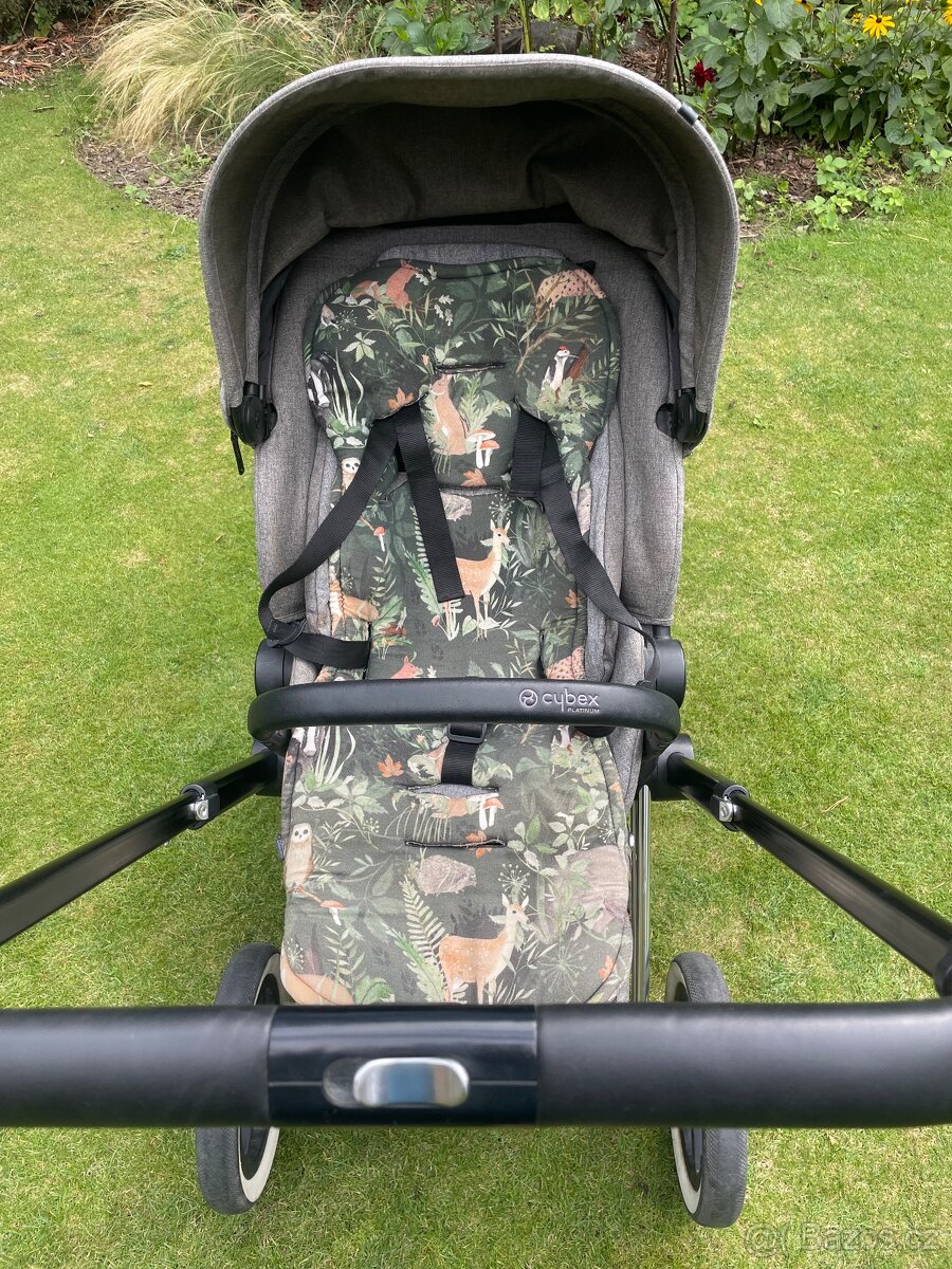Dětský kočárek Cybex priam dvojko(plus bohate prisl.) - 8