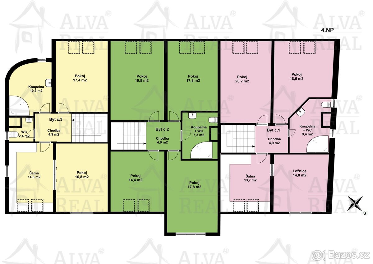 Prodej polyfunkční budovy s kancelářemi, byty, garážemi v... - 8