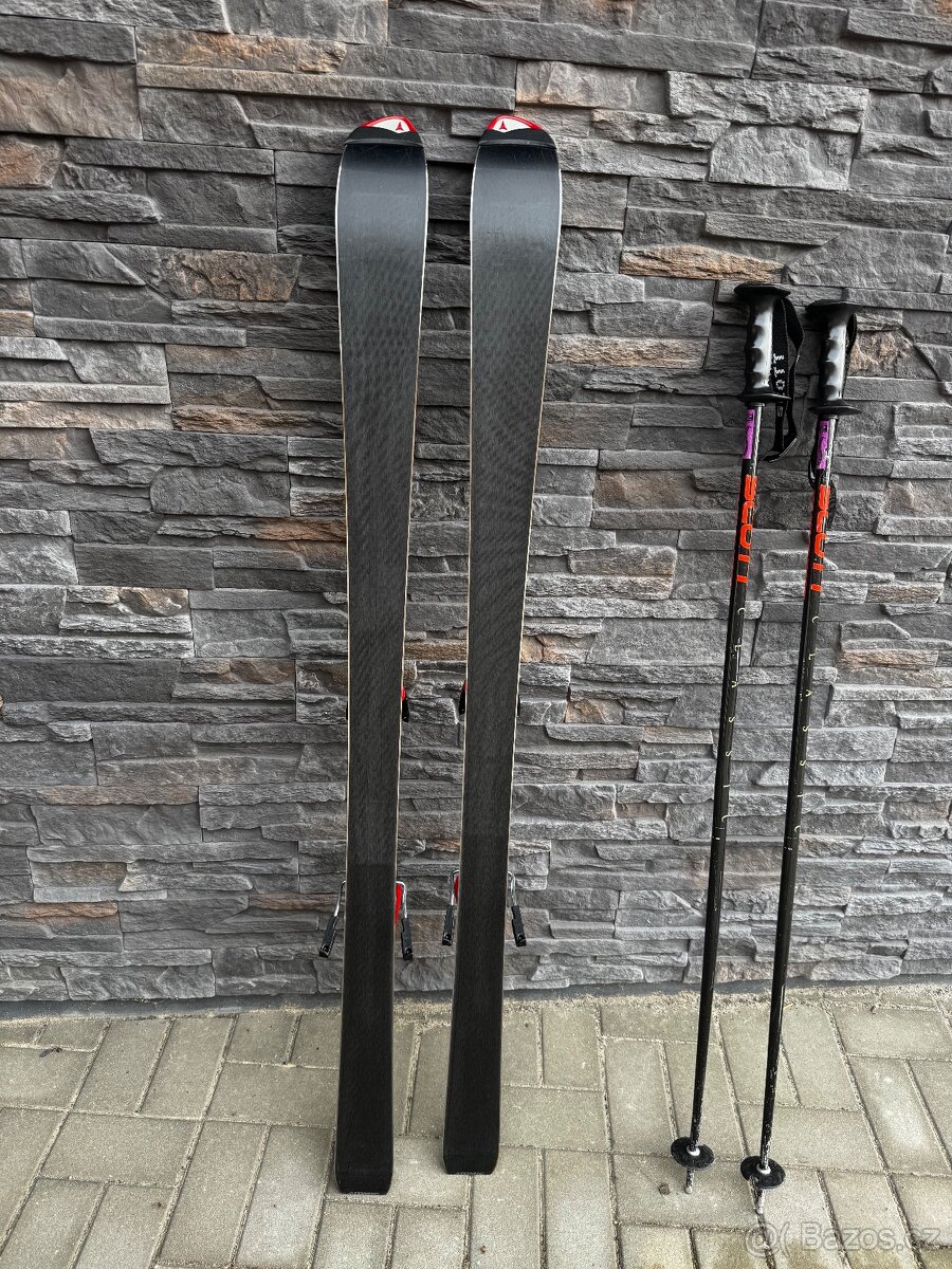 Sjezdové lyže Atomic GS II 135 cm + hole Scott 115 cm - 8
