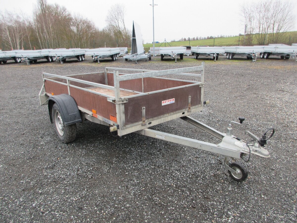 Bazarový přívěs VA 750kg 2,52x1,27/0,30 RE POČ - 8