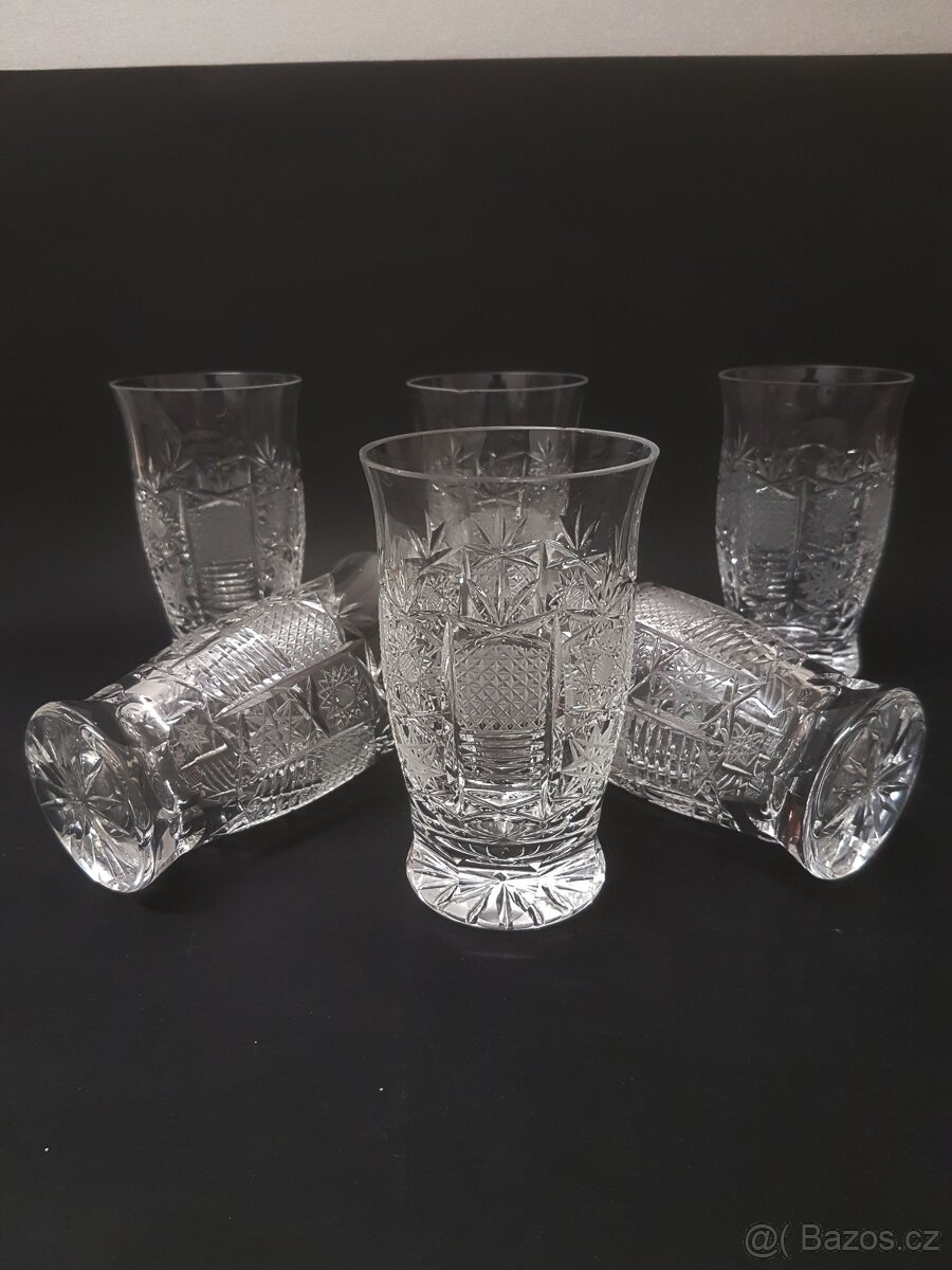 Sklenice broušené - 8