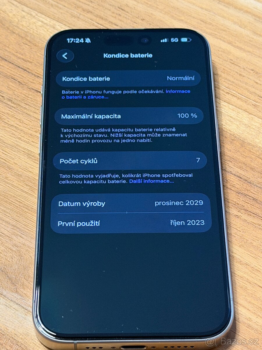 iPhone 15 Pro - 256 GB - 8