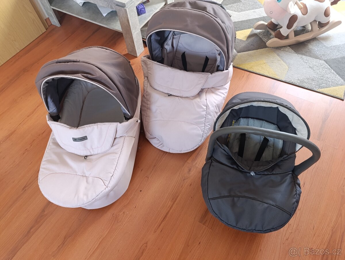 Kočárek Riko Bars 3v1 – kombinovaný, hluboký + sportovní + a - 8