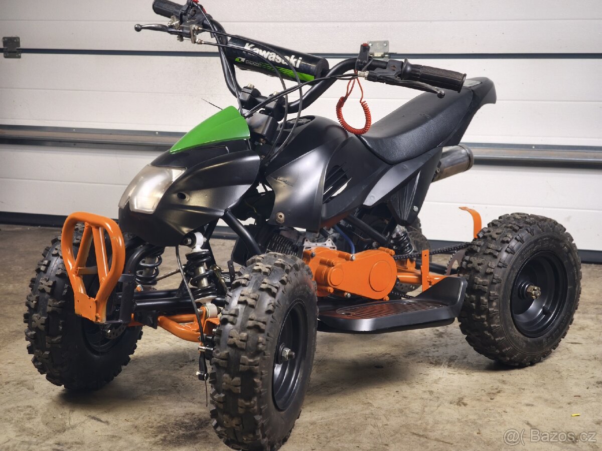 Dětská benzínová čtyřkolka atv 49ccm - 8