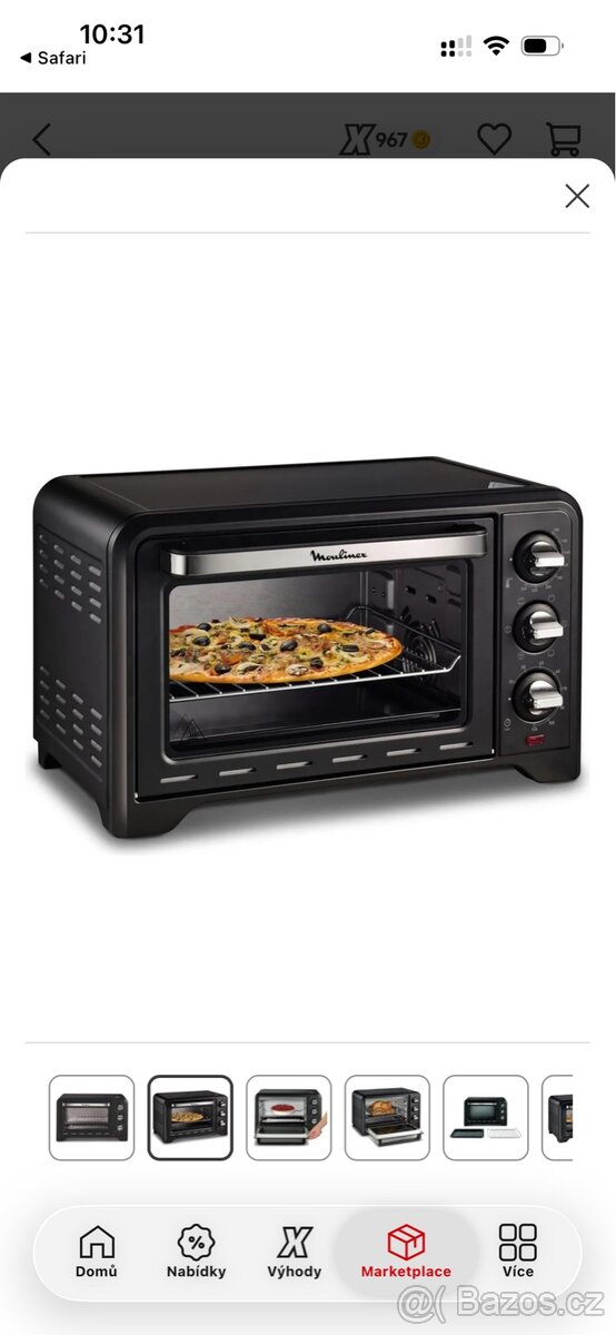 Mini trouba Moulinex Optimo 19 L - 8