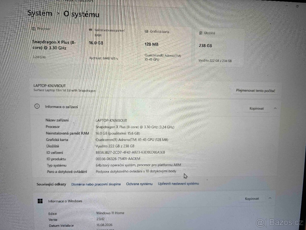 🔥 Microsoft Surface Laptop 13" – Snapdragon X, 16GB - 8