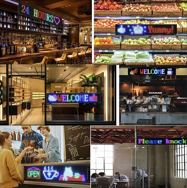 Barevná světelná LED reklama poutač pás flexibilní i do auta - 8