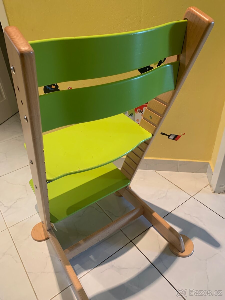 Dětská rostoucí židle Jitro zelená - 8