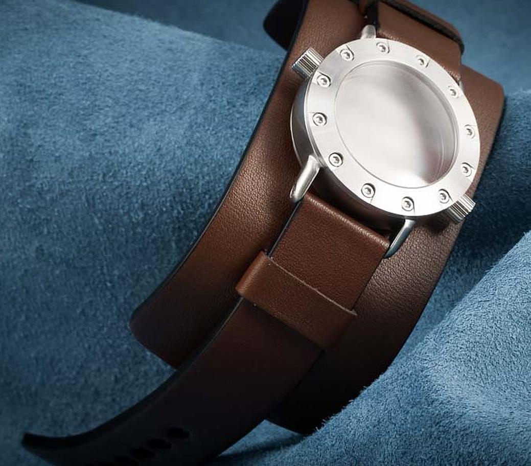 Kožený široký řemínek č.12 k hodinkám - 8