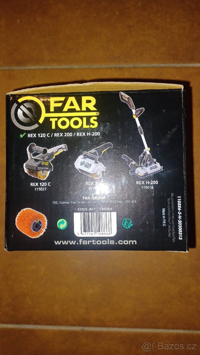 FAR TOOLS kartáčová bruska - 8