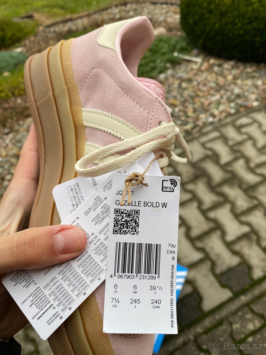 🩷 Adidas Gazelle Bold Clear Pink - 8