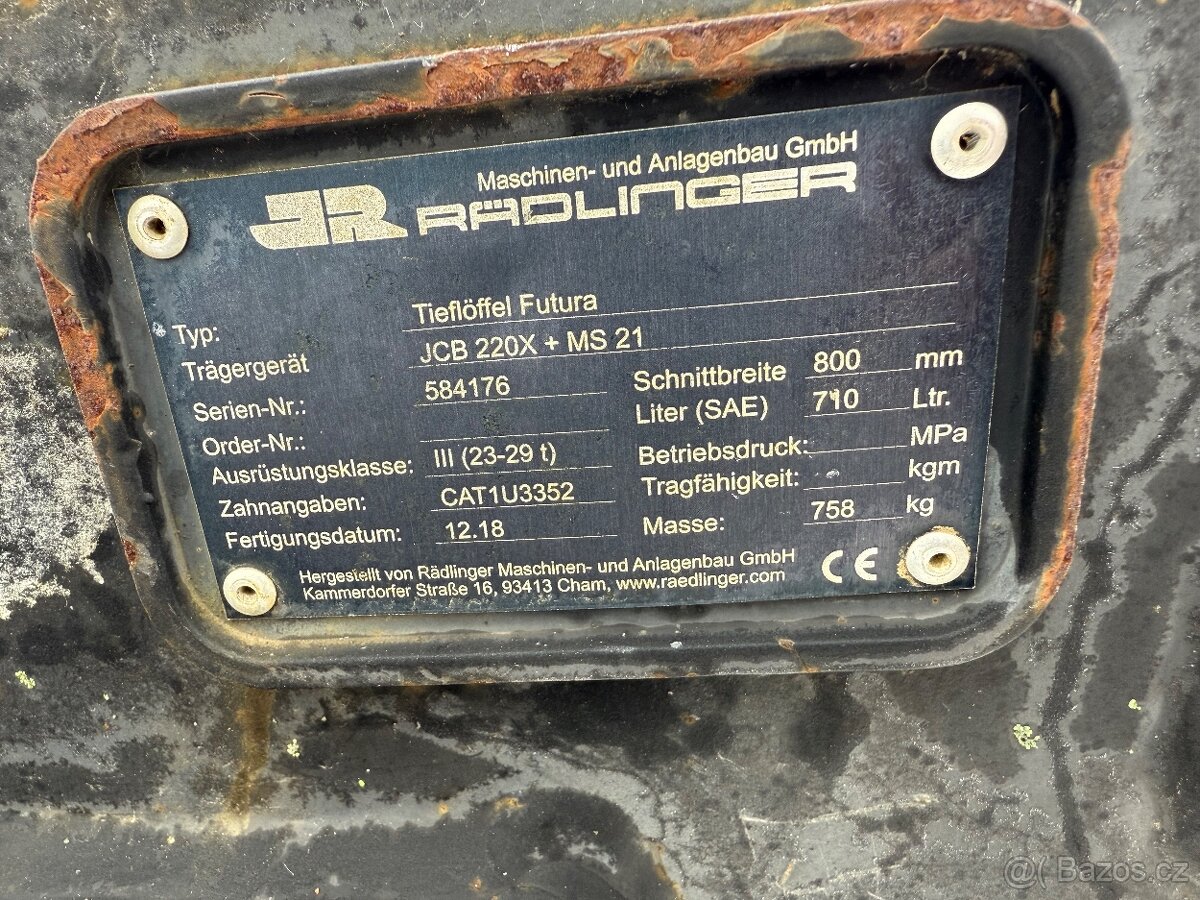 Podkopová lžíce Lehnhoff MS 21 - 8