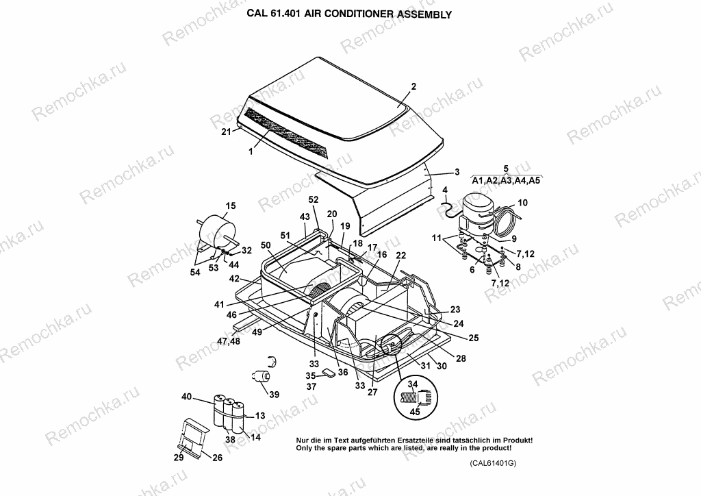 Klimatizace na autokaravan Electrolux CAL61.401 - 8