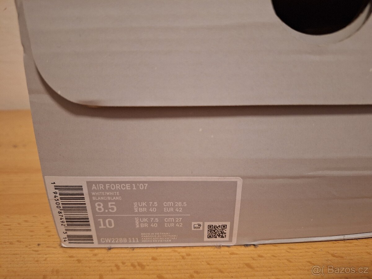 Nike Airforce 1 - Velikost 42 Nové - 8