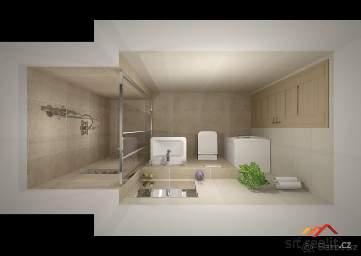 Novostavba byt 2+kk, 55m2 + 46m2 zahrada, parkovací stání př - 8