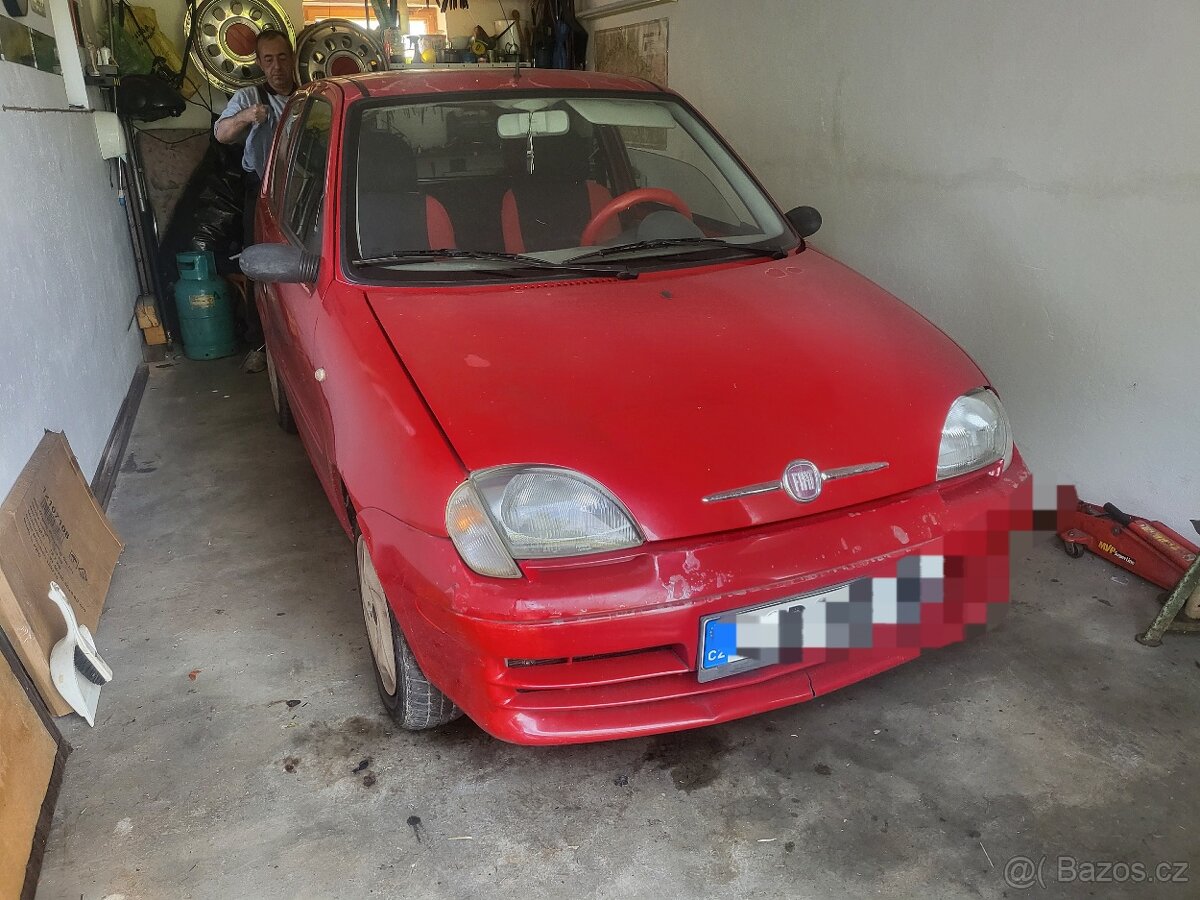 Fiat Seicento 1.1i, 40kW r.v 2000, ....celé nebo díly - 8