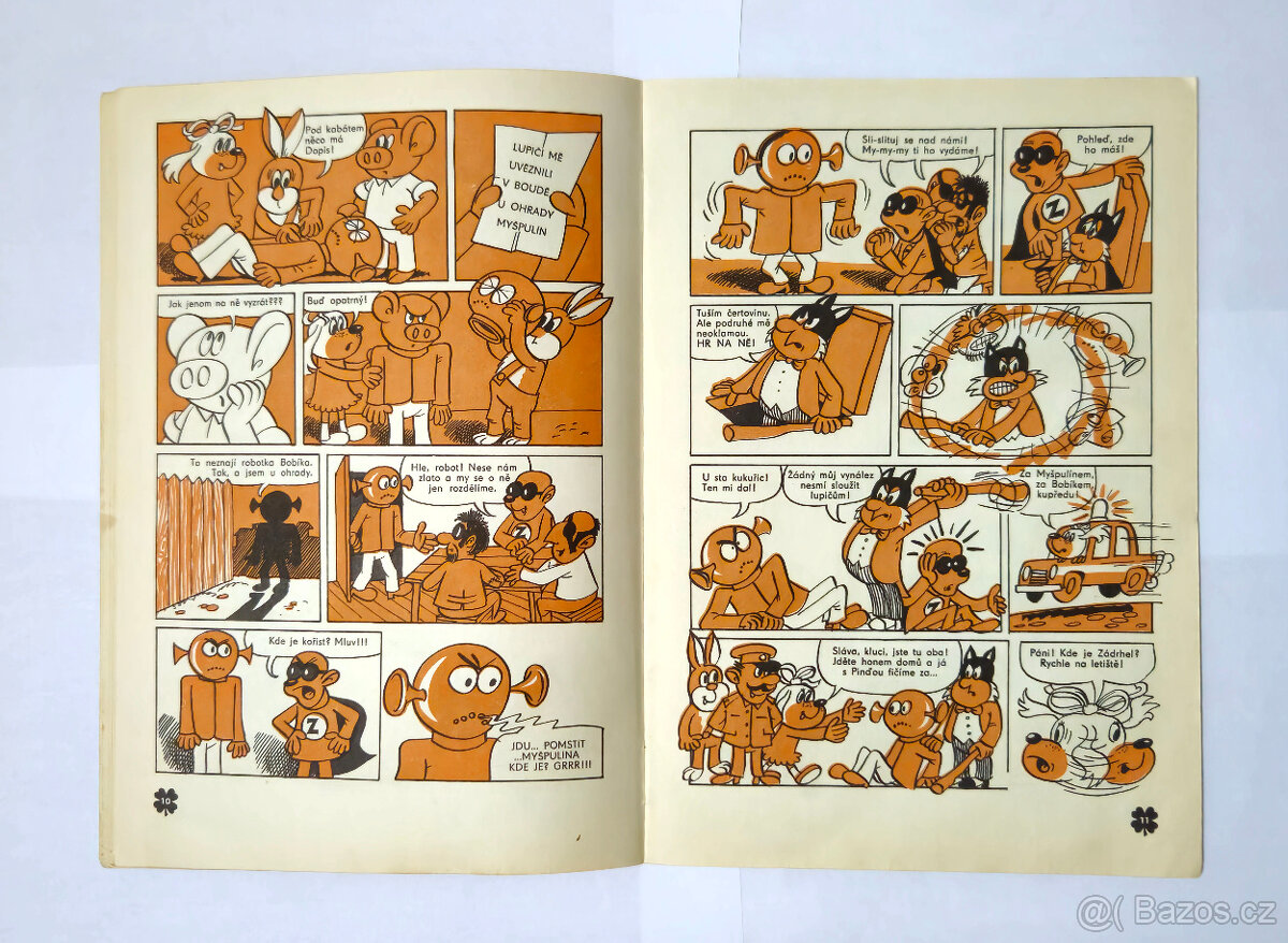 Čtyřlístek č.7 - Velké dobrodružství - Original 1970 - 8