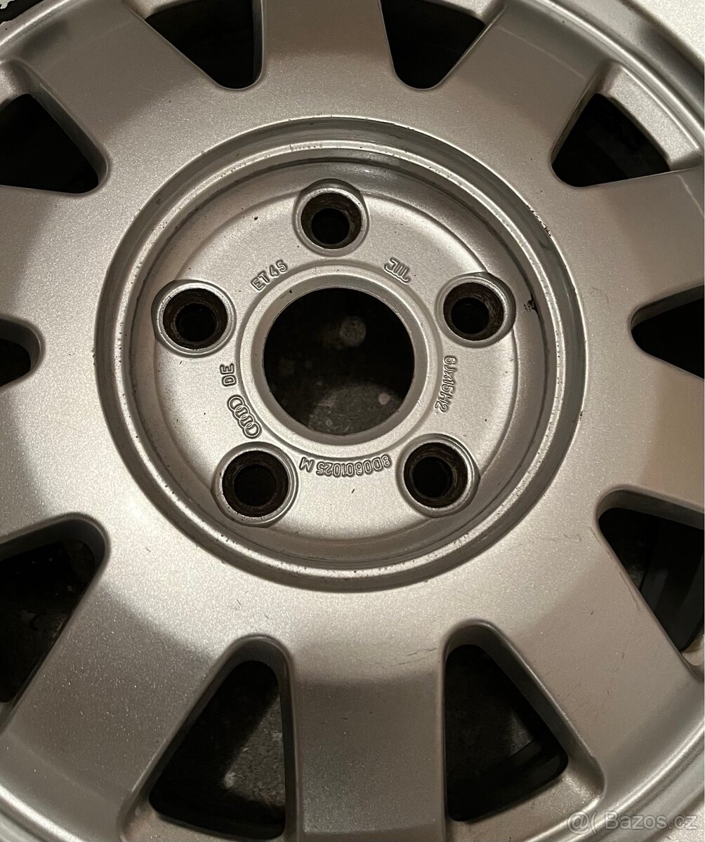Alu disky Audi, 5x112, R15, ET45 - 8