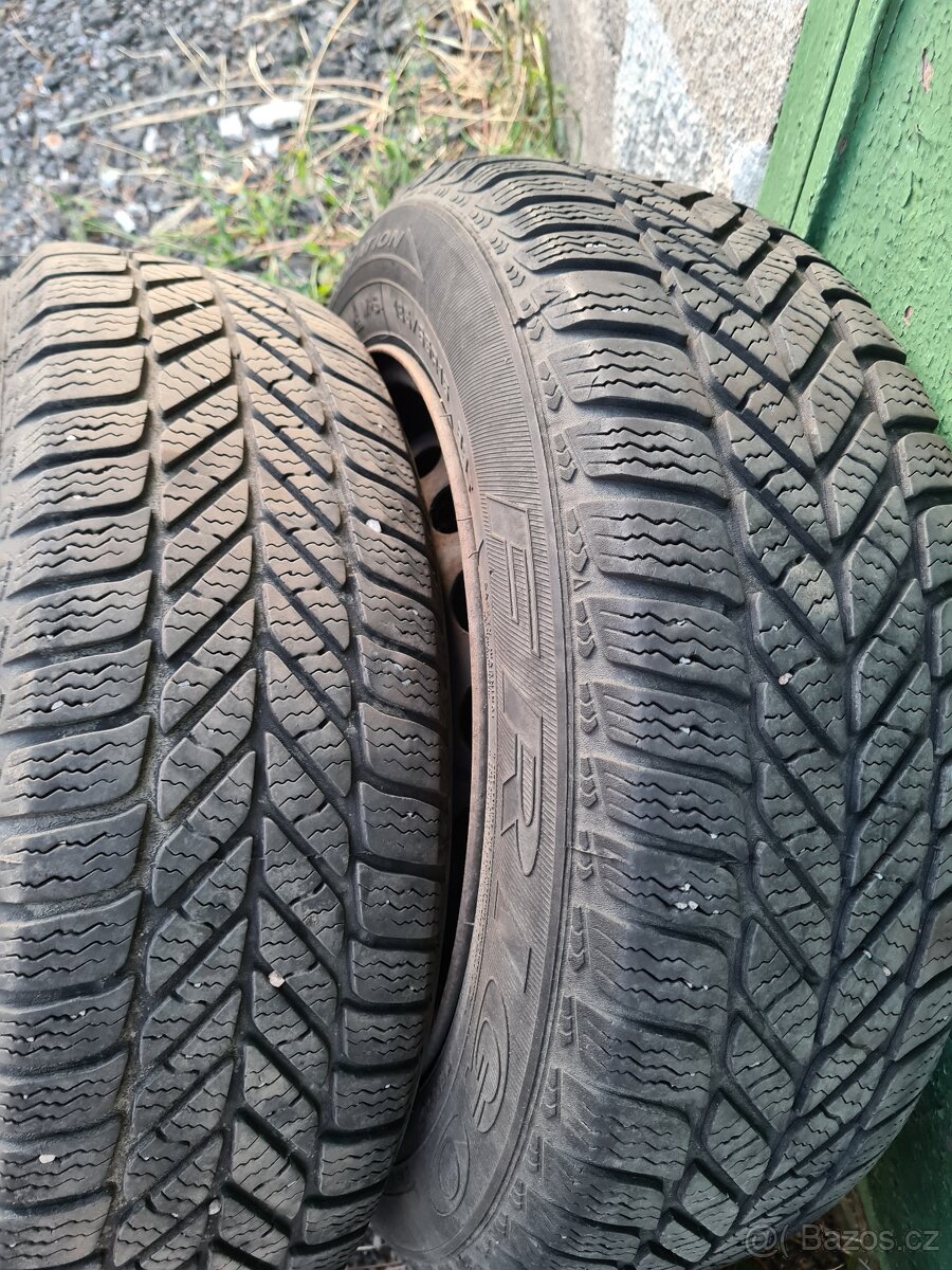 Prodám disky + gumy - zimní - 185/65 R15 - 8