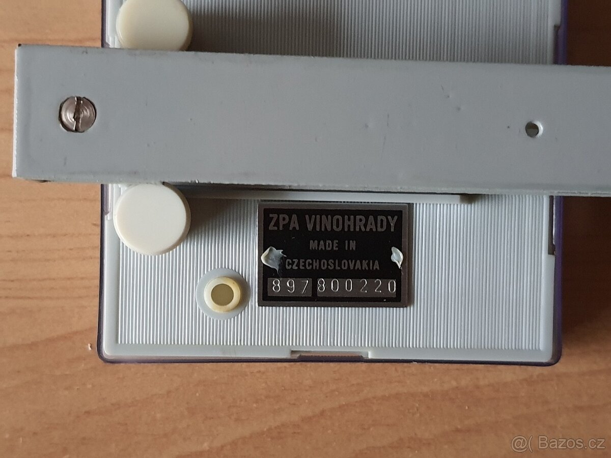 Vlasový hygrometr - analogový vlhkoměr historický - 8