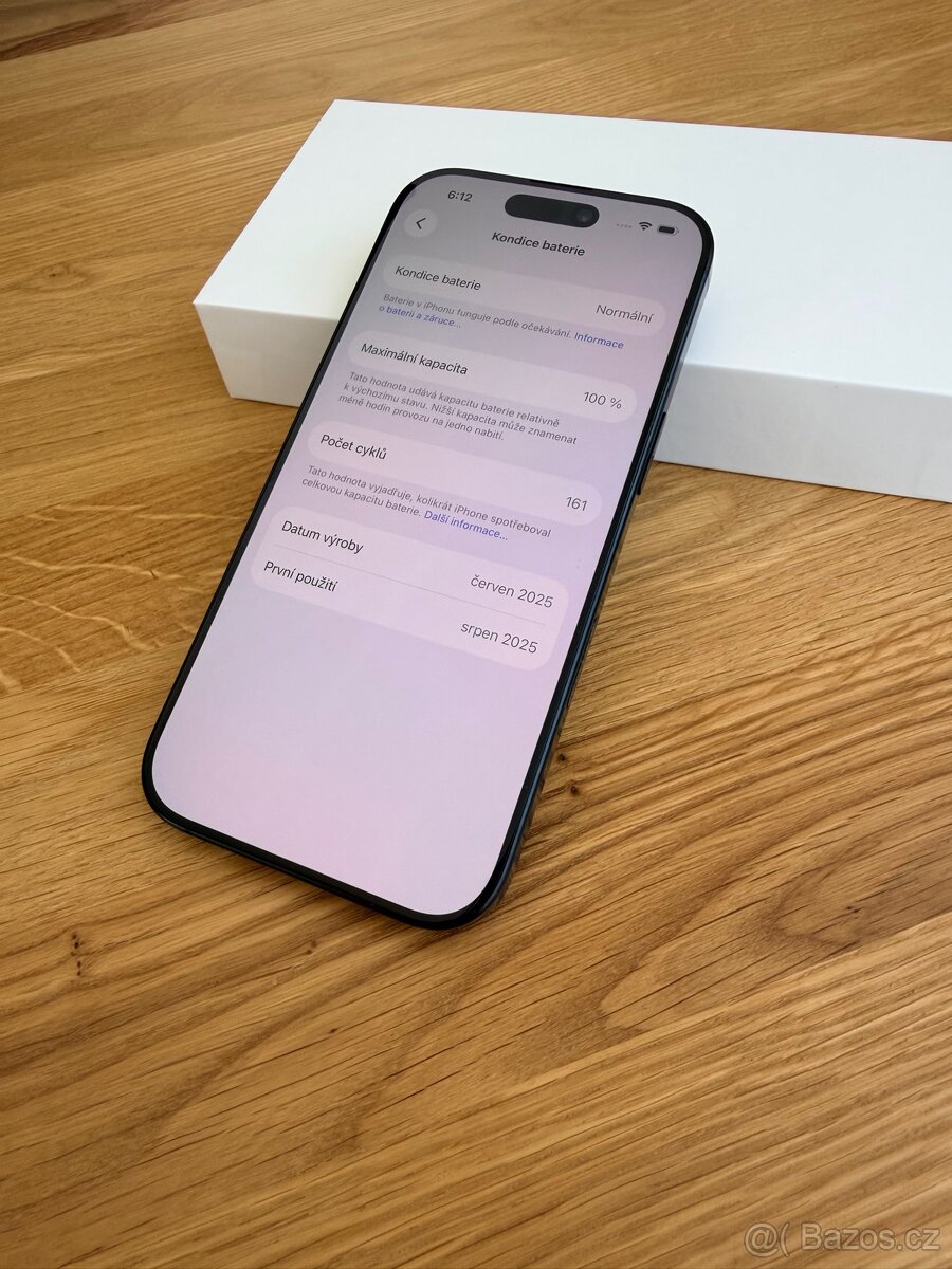 iPhone 16 Pro 256GB Black Titanium 100% - 8