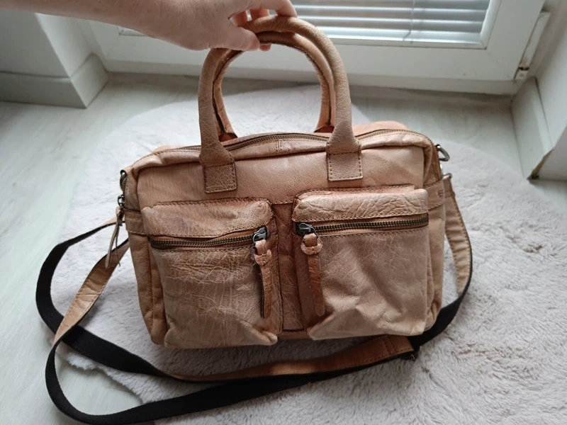 Kožená taška Burkely, unisex - nová - 8