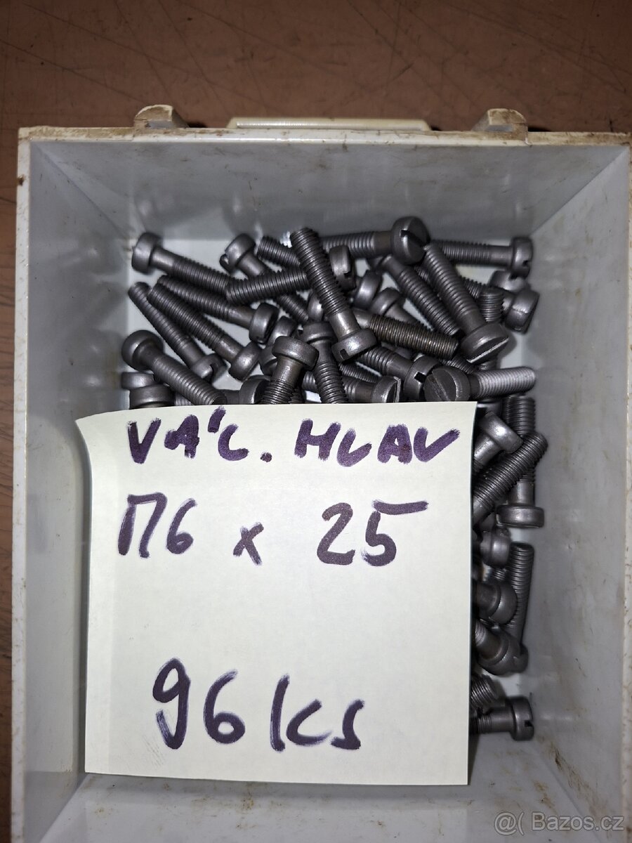 Spojovací materiál šrouby, nýty - 8