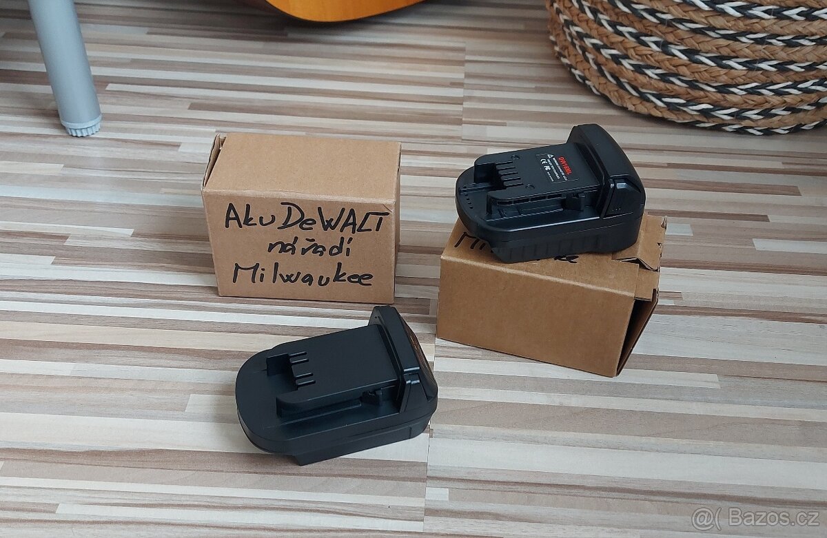 Adapér-Redukce Milwaukee M18 nářadí, pro Aku DeWALT. - 8