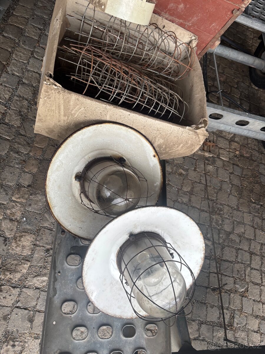 Prodám světla stará průmyslová - 8